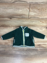 Cat & Jack Sherpa Full Zip Fleece Green sz 6-9m