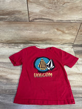 Volcom Short Sleeve Shirt Red sz 2T