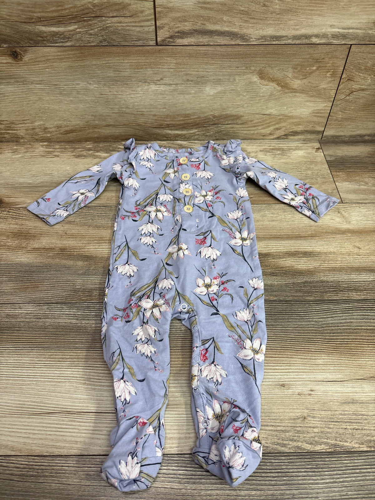 Jessica Simpson Henley Footed Coverall Lilac sz 6-9m
