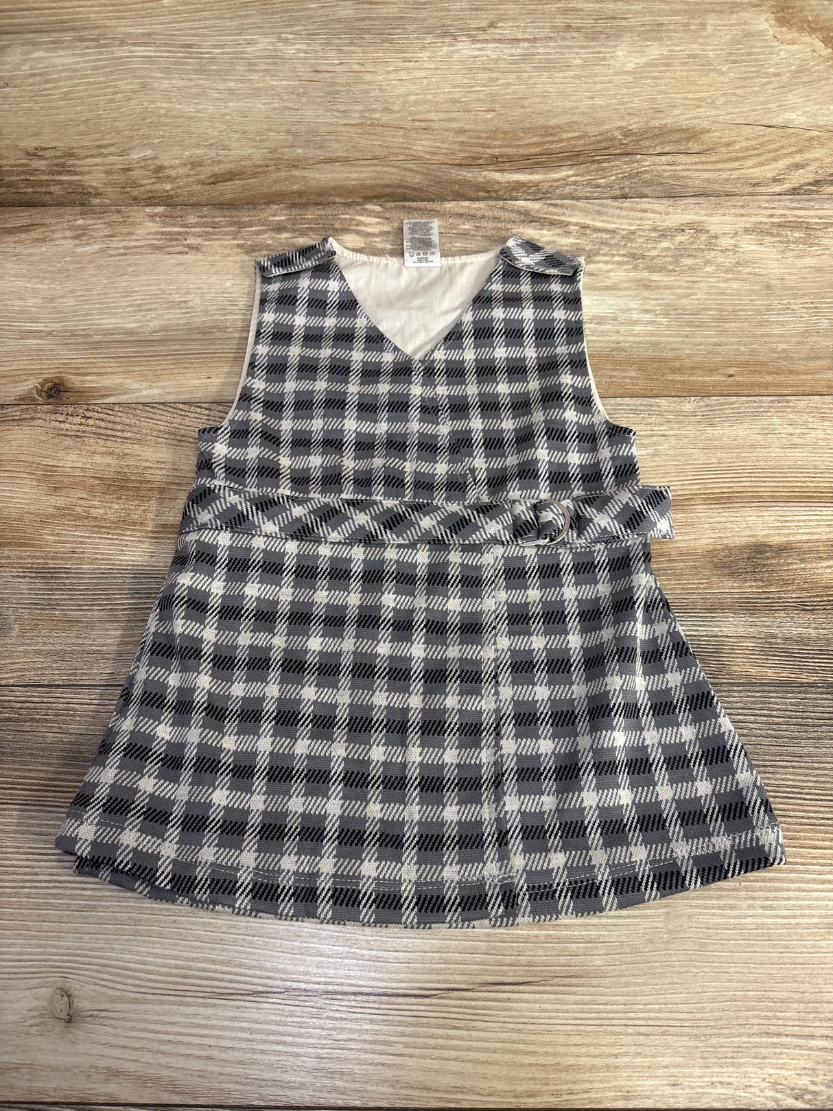 Plaid Jumper Grey sz 18m