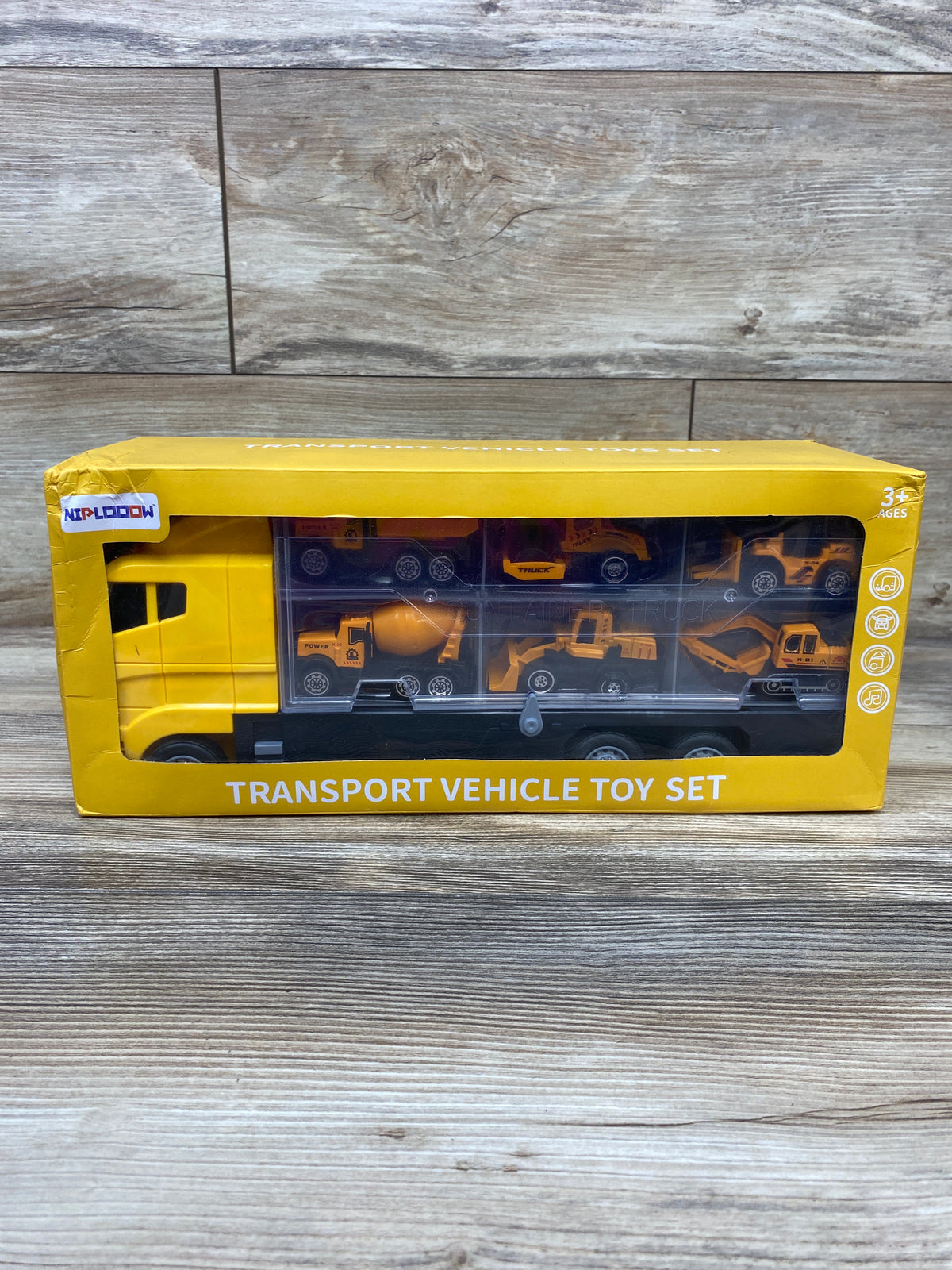NEW NIPLOOOW Transportation Carrier Construction Truck Toy Set