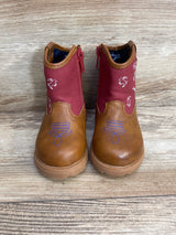 Wonder Nation Western Cowboy Boots Brown sz 6c