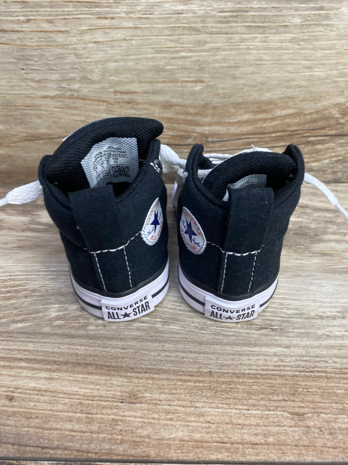 Converse Street Mid Top Sneakers Black sz 2c