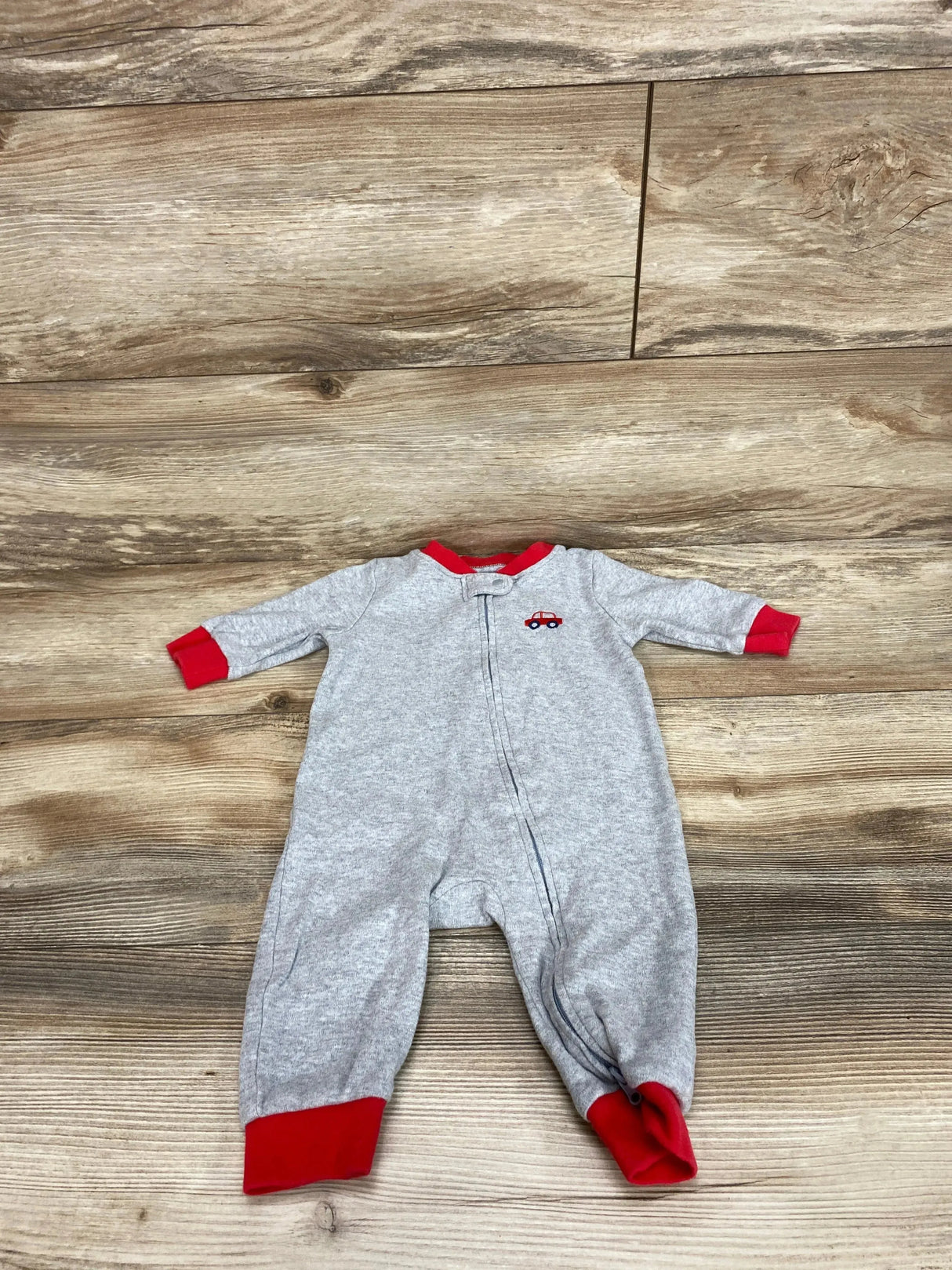 Teach Leanbh Footless Sleeper Grey sz 3-6m