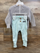 NEW Disney Baby 2pc Dumbo Knit Sweater & Pants Set Grey sz 0/3m