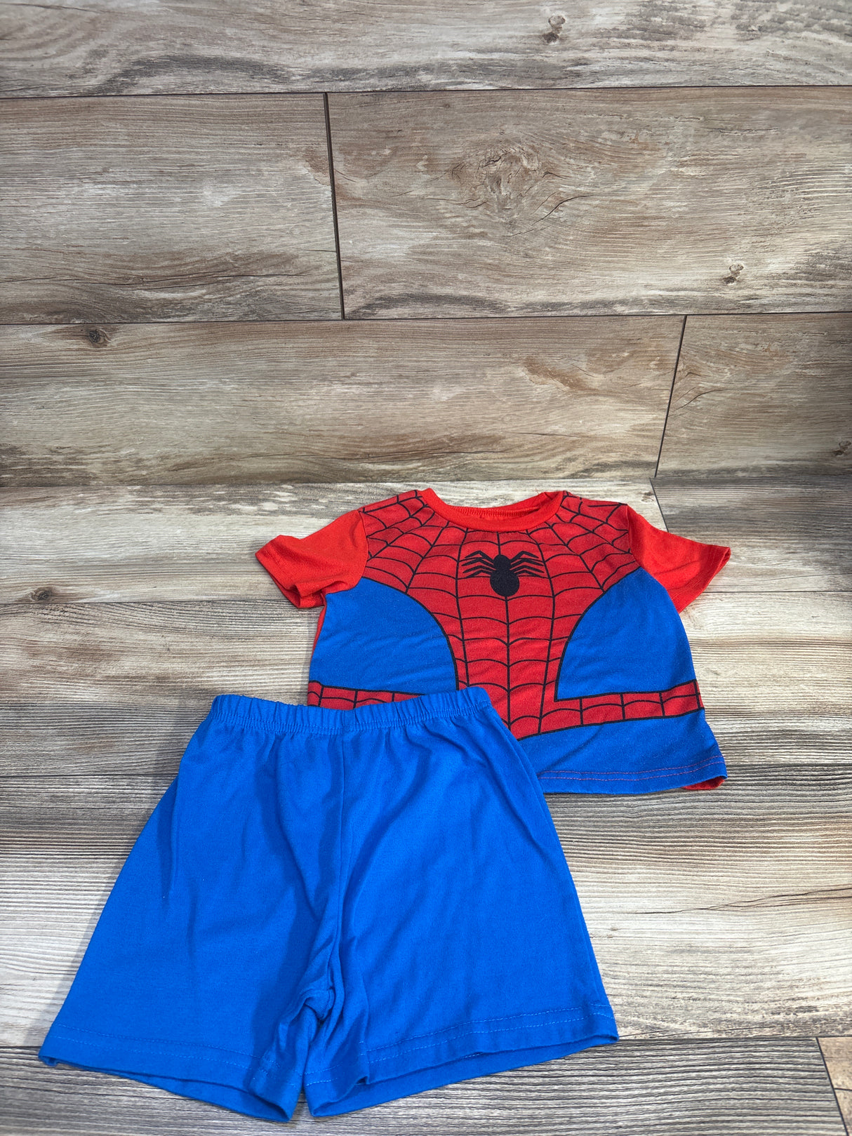 Marvel 2pc Spider-Man Pajama Set Red sz 4T