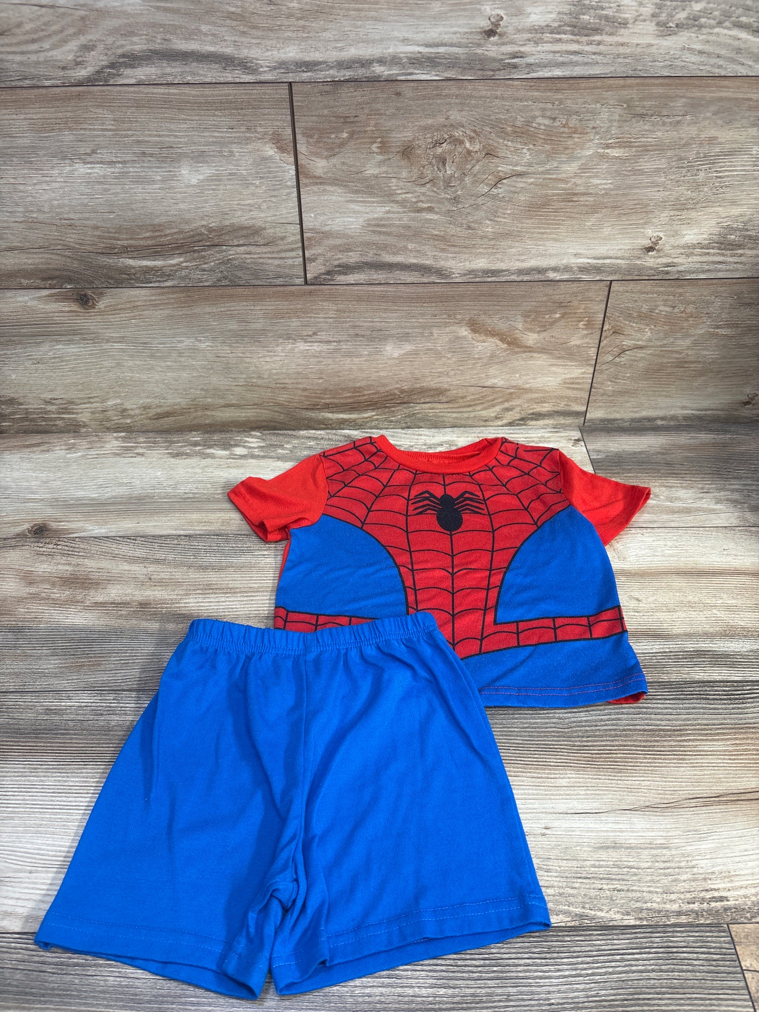 Marvel 2pc Spider-Man Pajama Set Red sz 4T