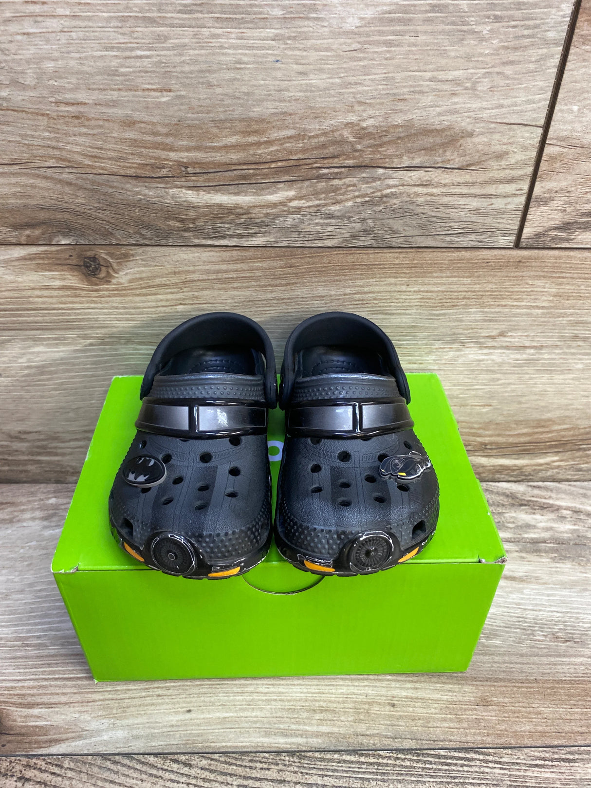 Crocs Classic Clogs Batmobile, Black sz 7c