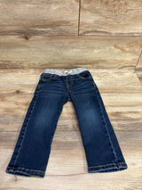 Cat & Jack Straight Drawstring Jeans Blue sz 2T