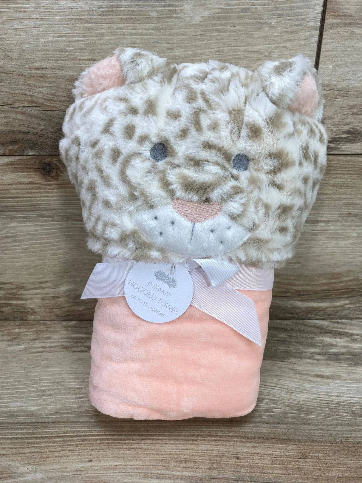 NEW Mud Pie Hooded Towel - Leopard