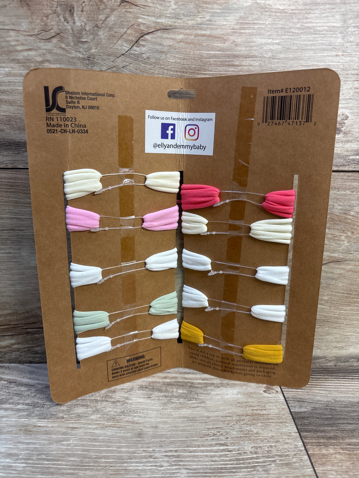 NEW Elly & Emmy 10pk Headwraps