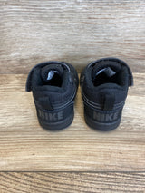 Nike Court Borough Mid TD 'Triple Black' Sneakers sz 4c