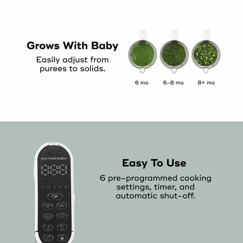 NEW Babymoov Duo Meal Station Baby Food Maker