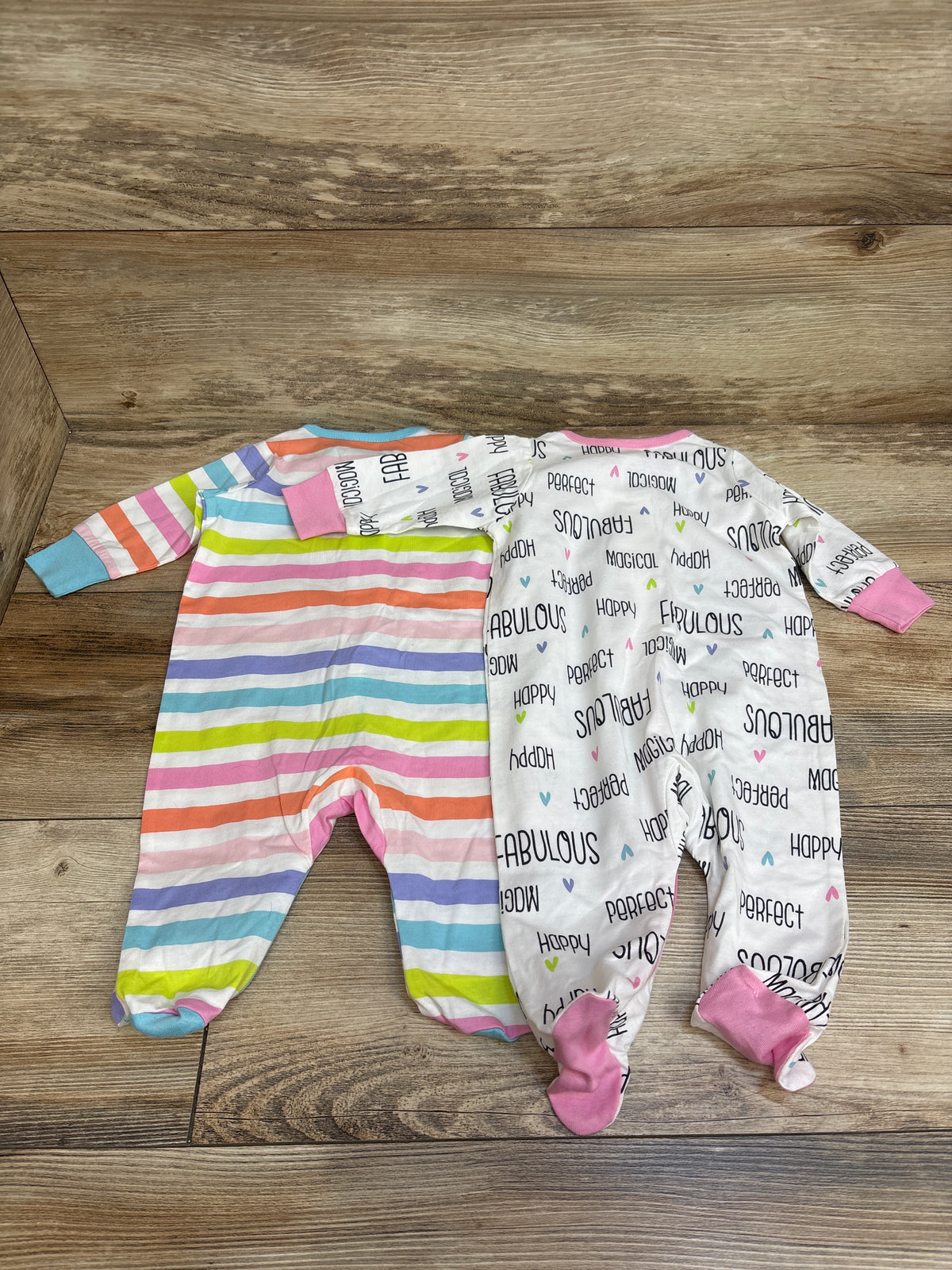 Gerber 2pk Sleep N' Play Sleepers White sz 0-3m