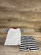 Hanna Andersson x Disney Mickey Mouse Pajama Set White sz 4T