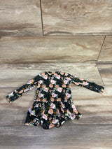 Gigi & Max Bamboo Floral Tutu Bodysuit Black sz 3m