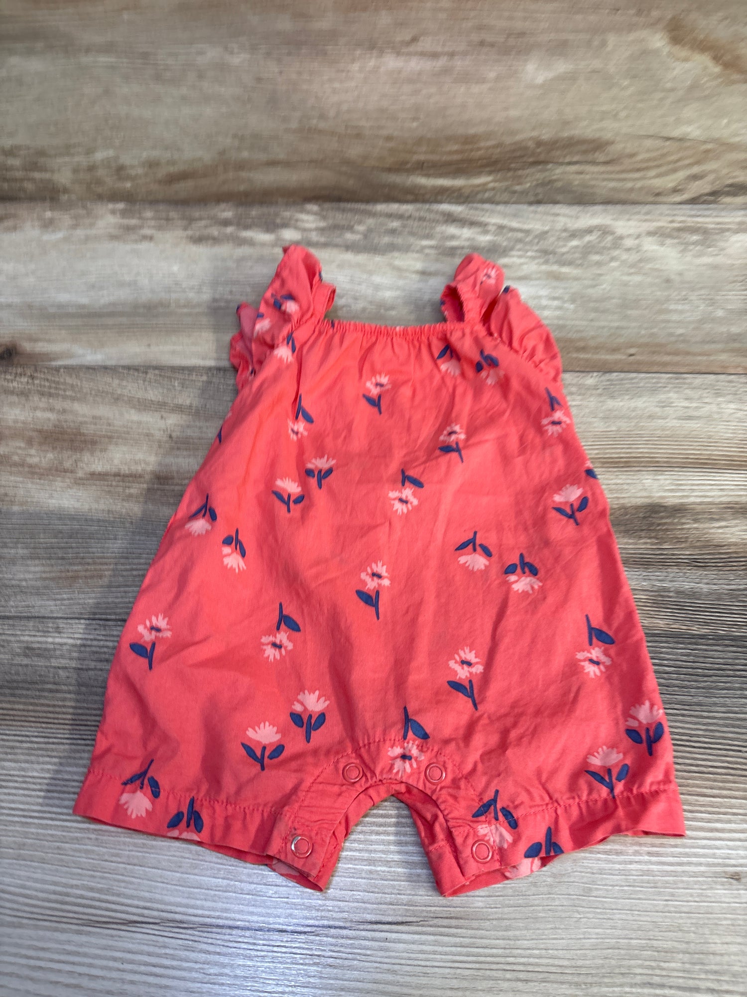 Just One You Floral Shortie Romper Pink sz 3m