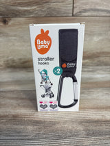Baby Uma 2pk Stroller Hooks, Black - Me n Mommy To Be