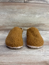 First Steps Faux Sherpa Clogs Brown sz 5c