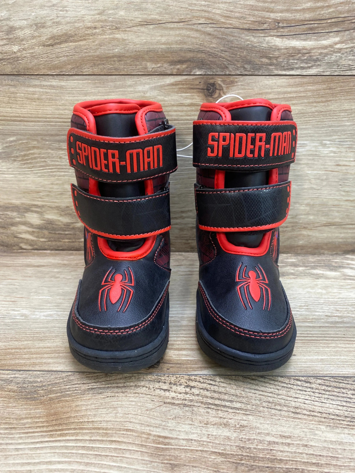 NEW Marvel Toddler Boys' Spider-Man Winter Snow Boots sz 7c