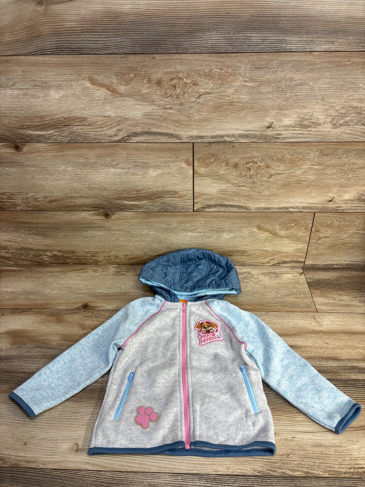 Nickelodeon Paw Patrol Zip-Up Lightweight Jacket Blue sz 4T