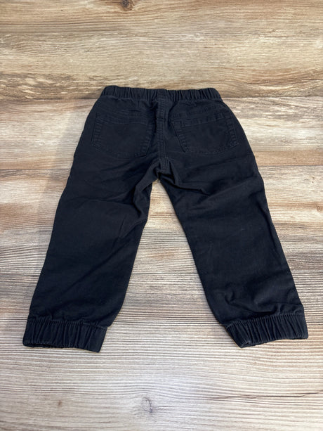 Cat & Jack Drawstring Jogger Pants Black sz 2T - Me n Mommy To Be