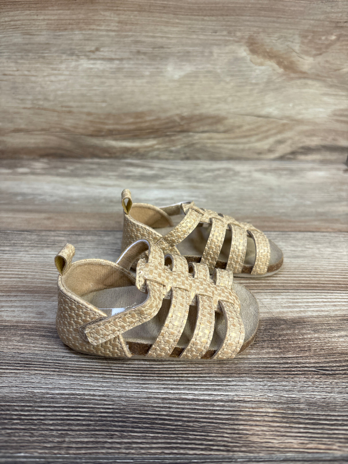 Carter's Strappy Sandals Beige sz 2/3c