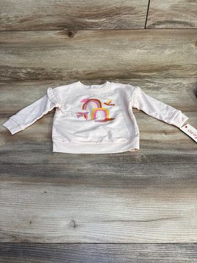 NEW Cat & Jack Sweatshirt Pink sz 6-9m - Me n Mommy To Be