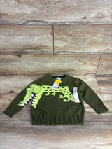 NEW Cat & Jack Crocodile Knitted Sweater Green sz 2T