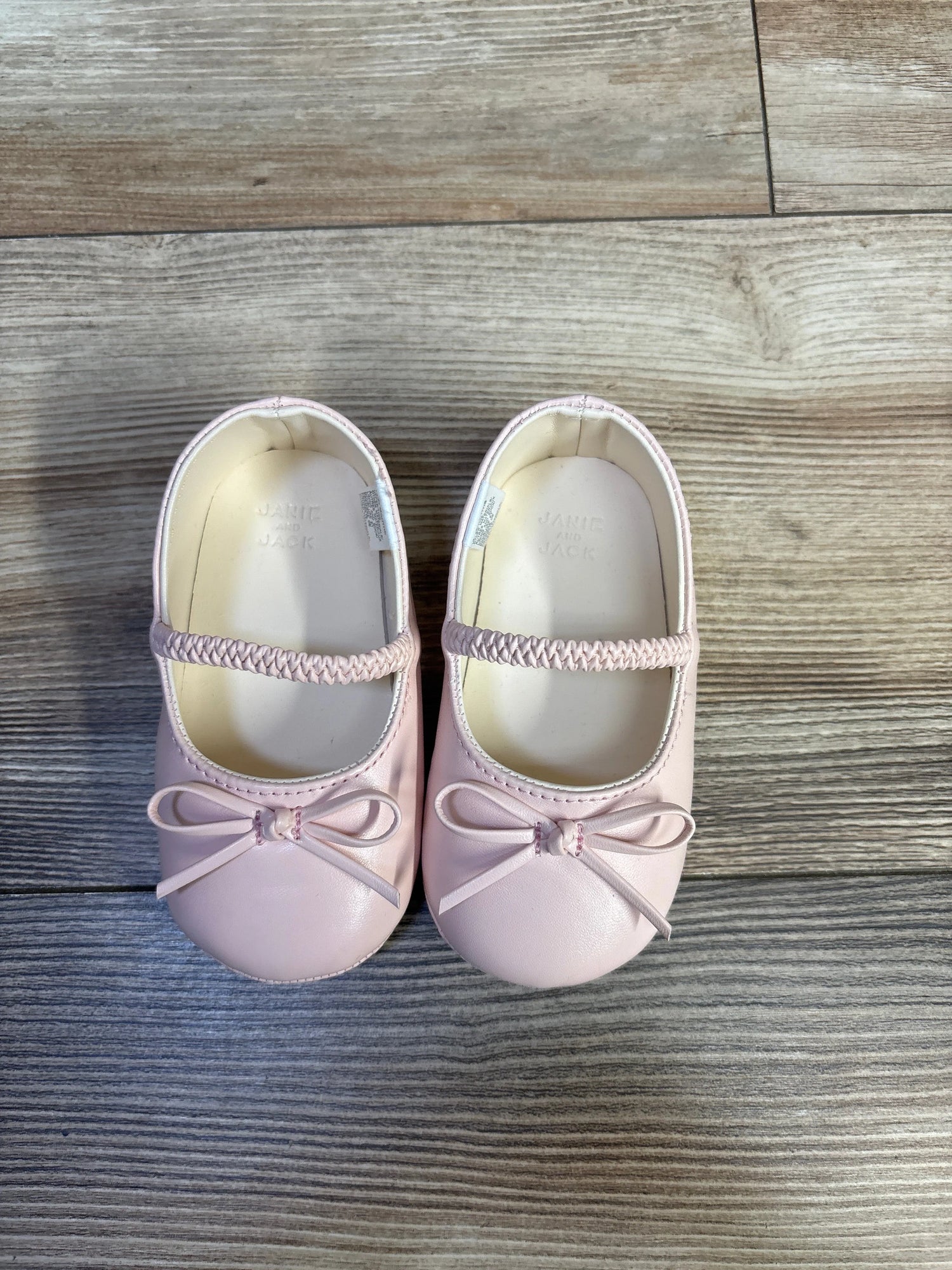 Janie & Jack Bow Soft Sole Ballet Flats Pink sz 5c