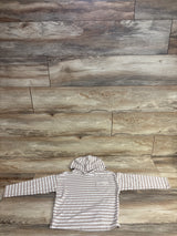 NEW Easy Peasy Hooded Striped Long Sleeve Shirt Beige sz 5T