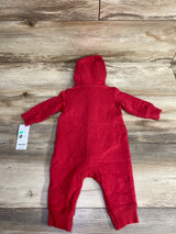 NEW Carter's Champ Textured Hooded Coverall Red sz 3m