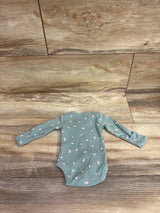 Carter's Long Sleeve Bodysuit Green sz Preemie