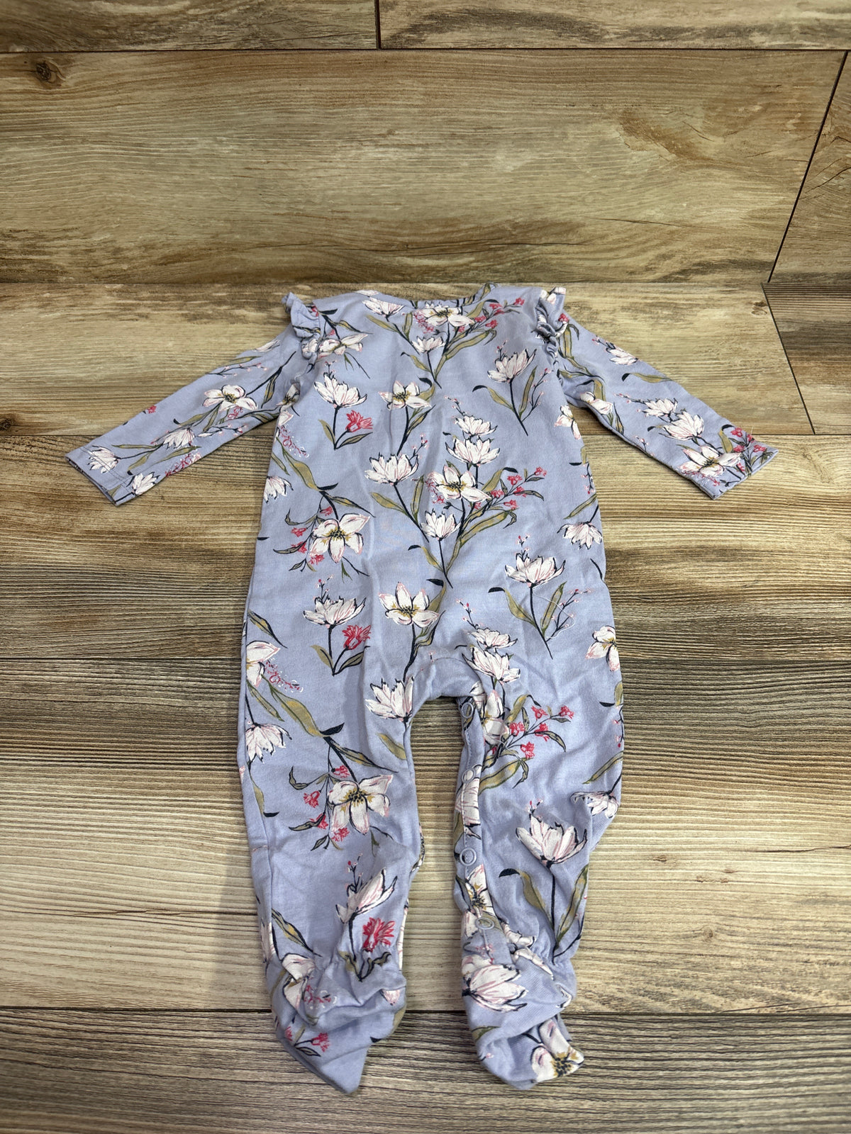 Jessica Simpson Henley Footed Coverall Lilac sz 6-9m