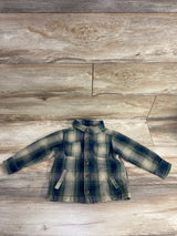 Old Navy Plaid Pocket Shacket Green sz 3T