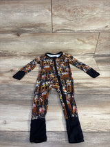 Secret Stock Reserve Snow White's 7 Dwarfs Bamboo Zippy Pajamas Brown sz 3-6m