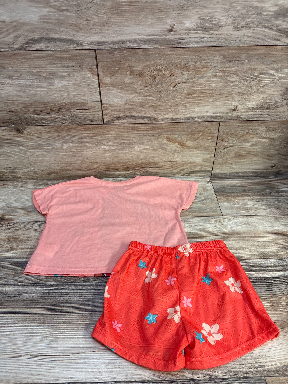 Moana 2 2pc Pajama Set Peach sz 4/5T