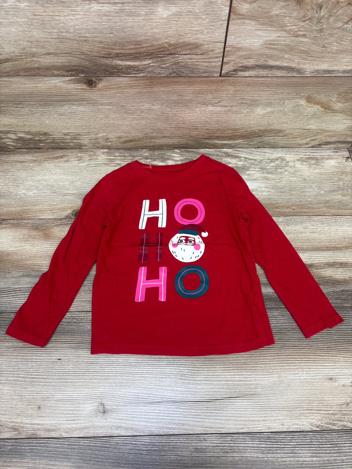 Old Navy Ho Ho Ho Shirt Red sz 5T