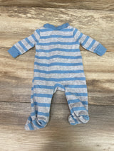 Child Of Mine Striped Sleeper Blue sz Preemie