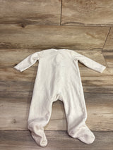 Old Navy Velour Sleeper Ivory sz 6-9m