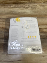 NEW Burt's Bees Baby Beekeeper Wearable Blanket White sz Medium/6-12m