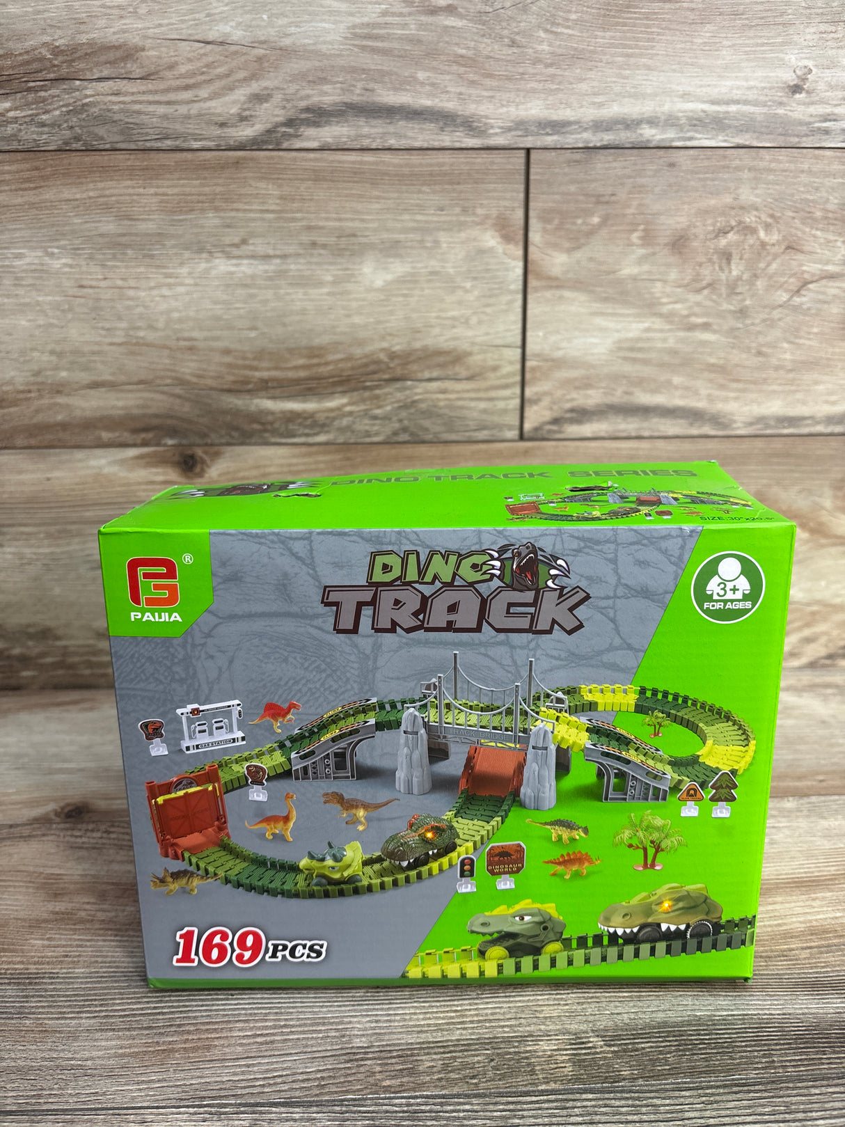 NEW Paijia Dino Race Track Set - 169pc