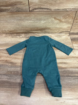 Cat & Jack Love You More Than All The Stars Coverall Teal sz Newborn