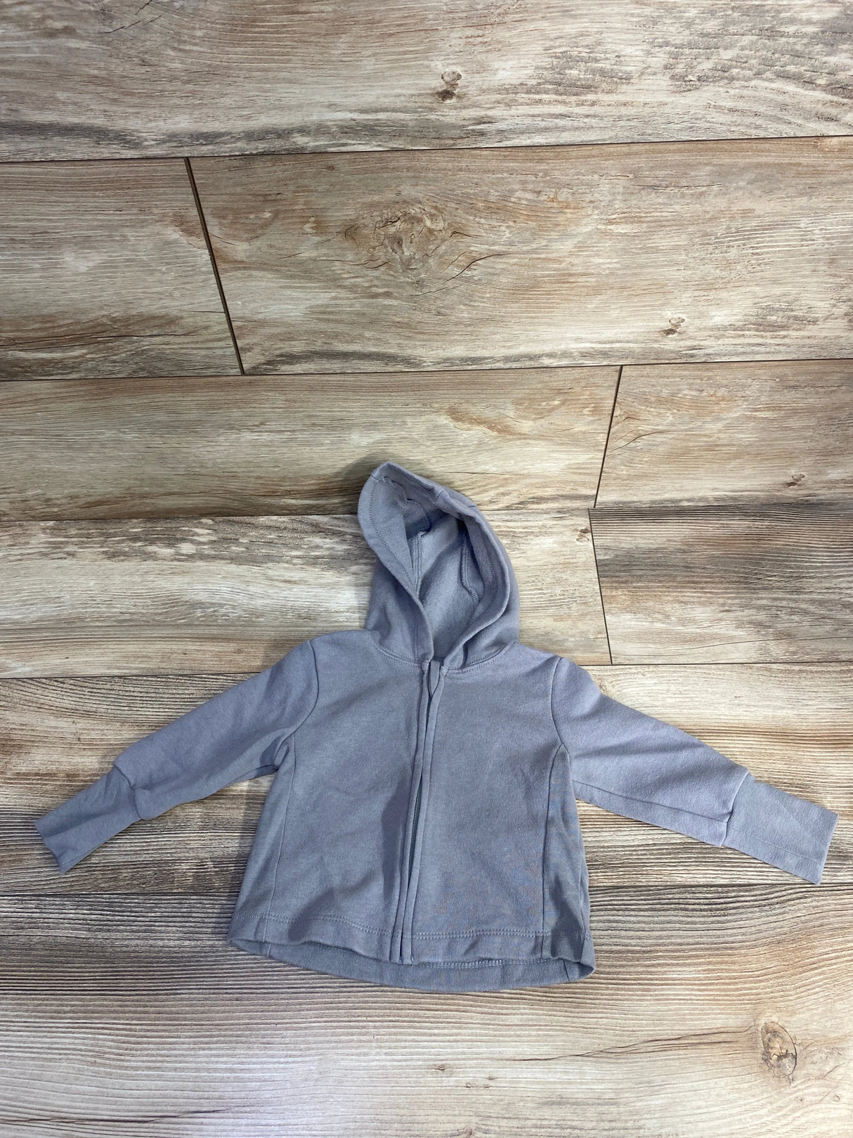 Hanes Full Zip Hoodie Grey sz 6-12m