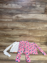 NEW Hello Kitty & Friends 3pc Pajama Set White/Pink sz 5T