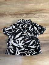 Volcom Button Up Shirt Black sz 24m