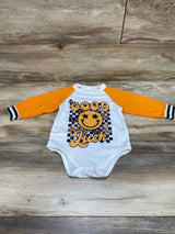 Shein Good Vibes Good Luck Bodysuit Orange sz 9-12m