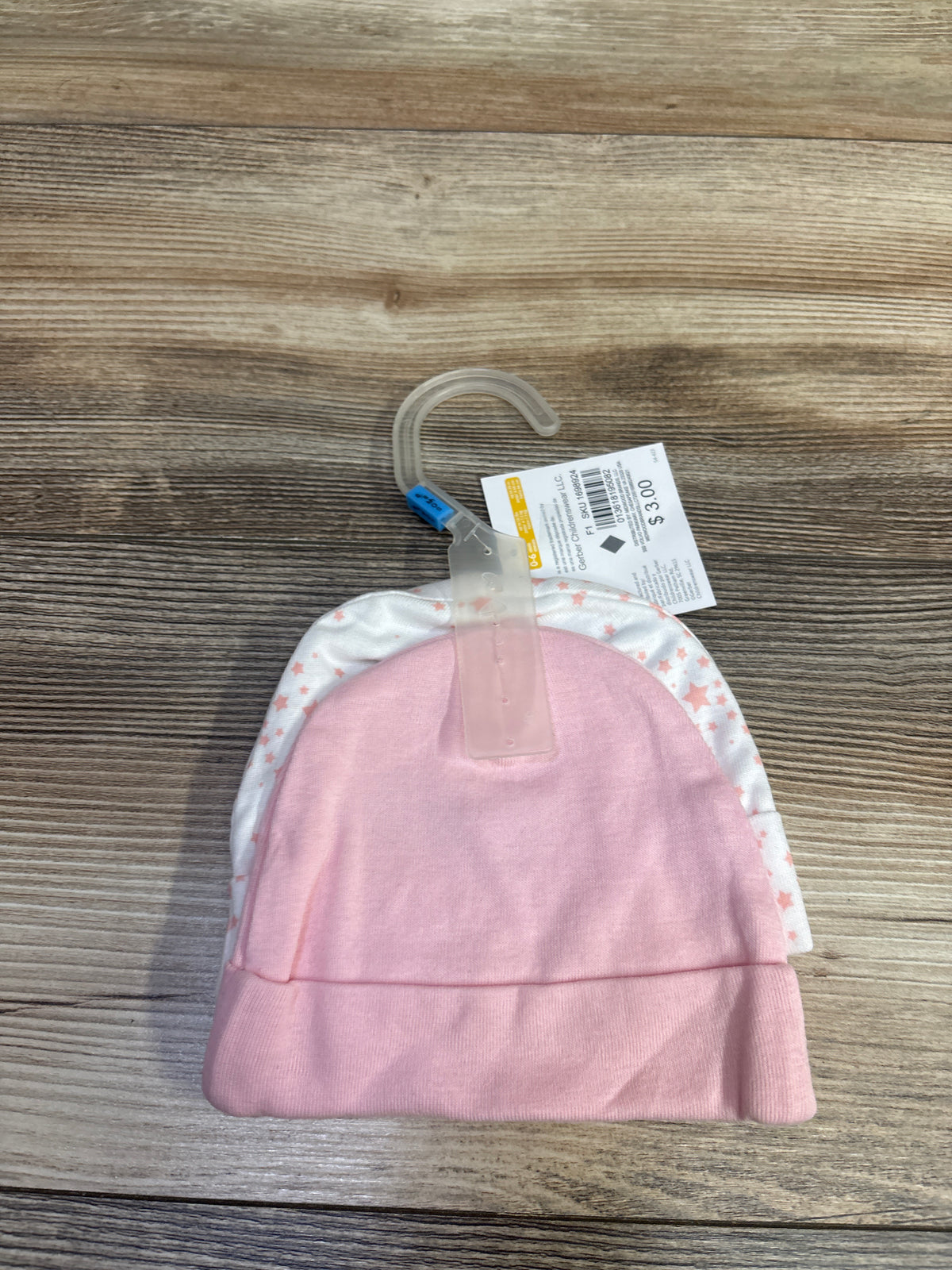 NEW Gerber 2pk Caps sz 0-6m