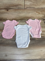 Tommy Hilfiger 3pk Polka Dot Bodysuit Set Pink sz 0-3m