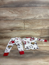 Carter's Milk & Cookies 2pc Pajama Set White sz 12m